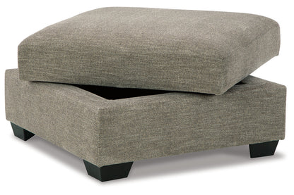 Creswell Stone Ottoman With Storage - 1530511 - Bien Home Furniture &amp; Electronics