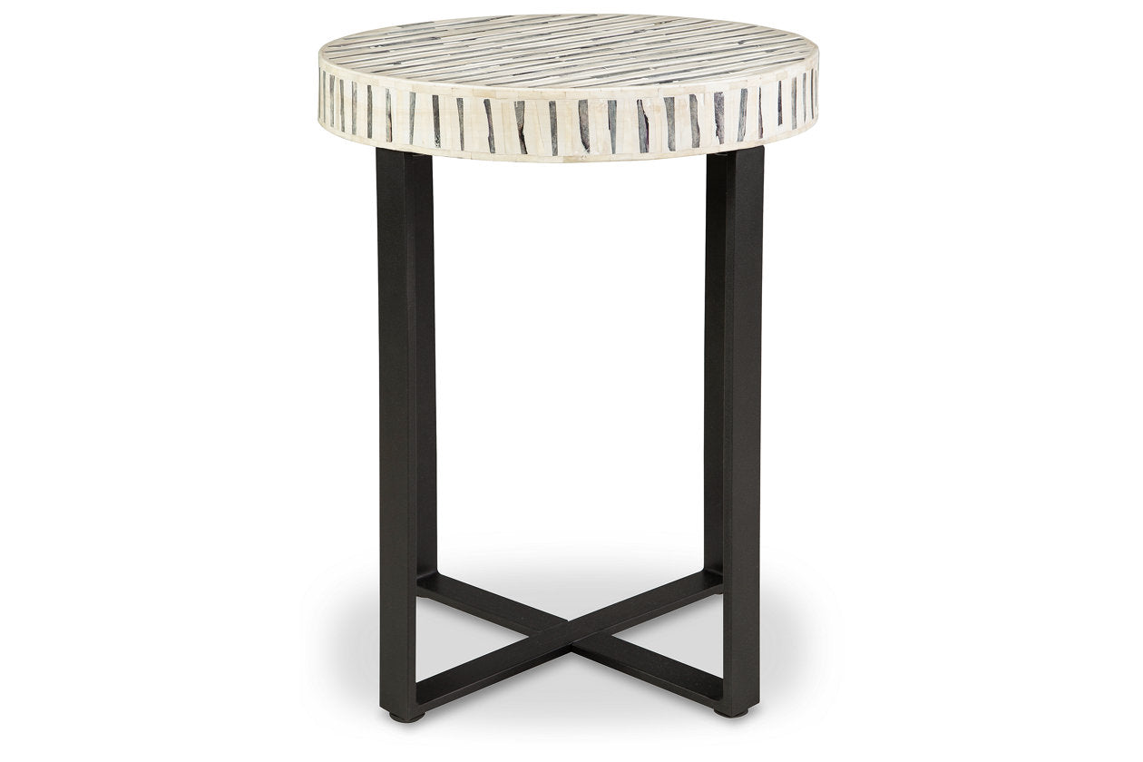 Crewridge Black/Cream Accent Table - A4000530 - Bien Home Furniture & Electronics