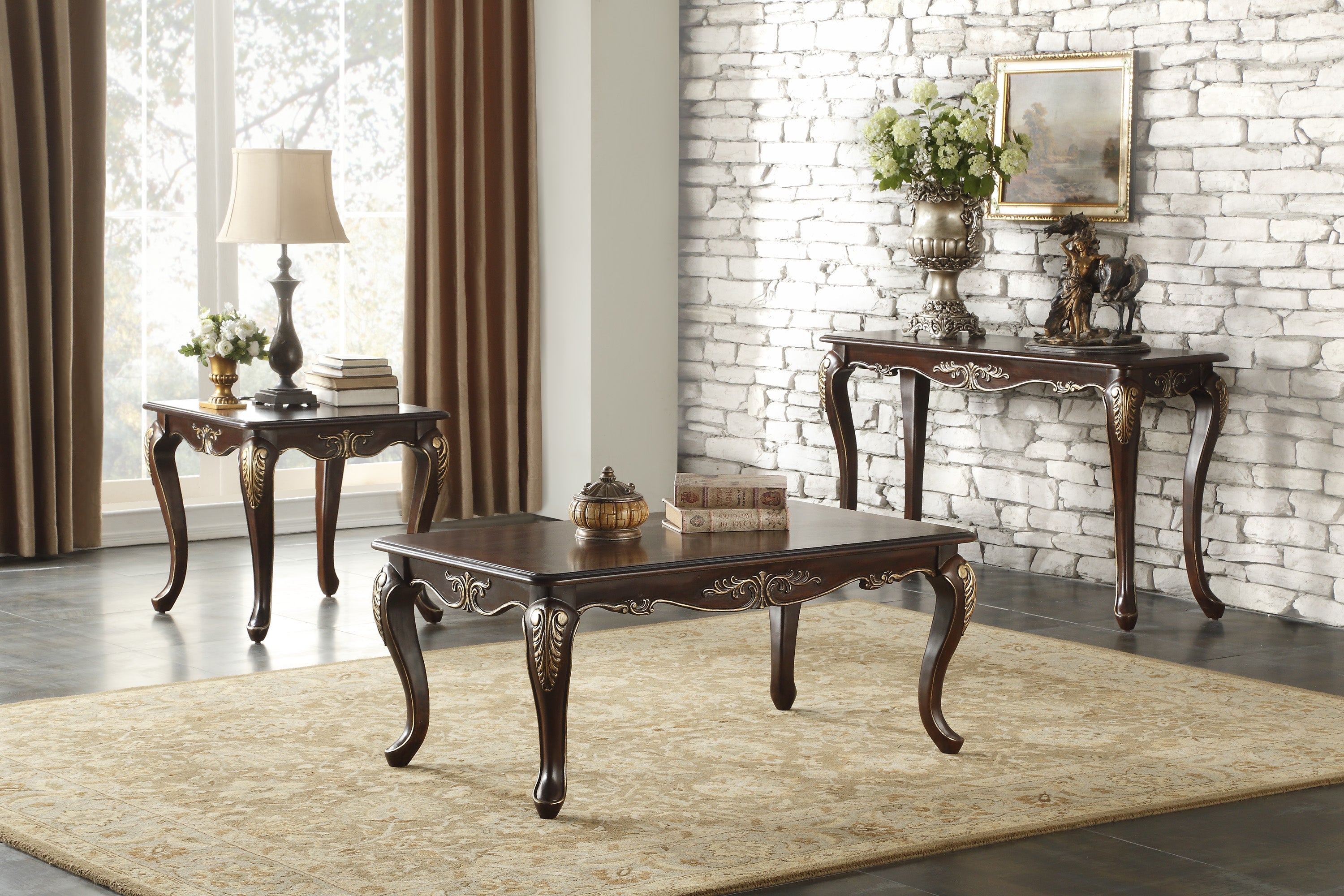 Croydon Brown Wood End Table - 9815-04 - Bien Home Furniture & Electronics