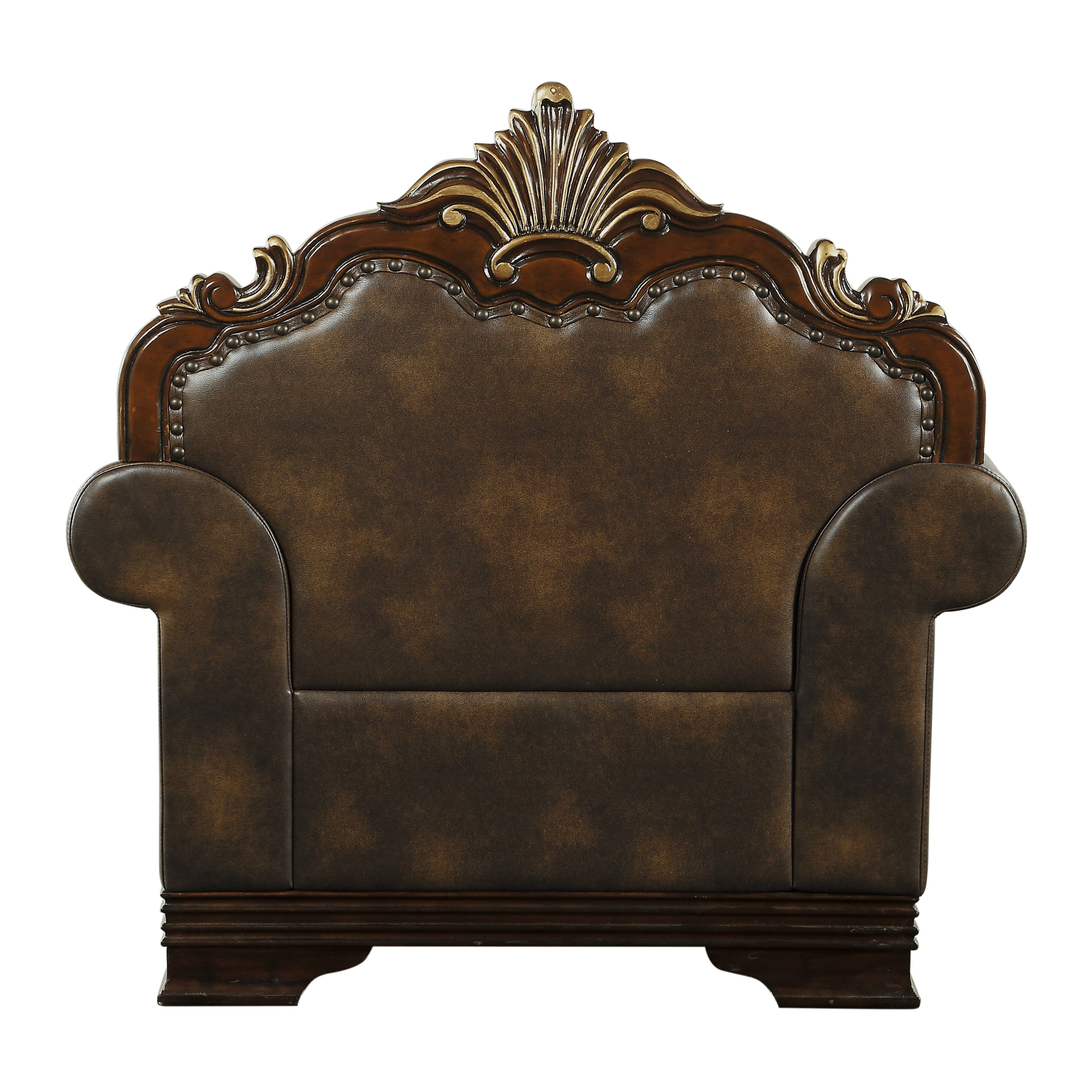 Croydon Dark Cherry Chair - 9815-1* - Bien Home Furniture & Electronics