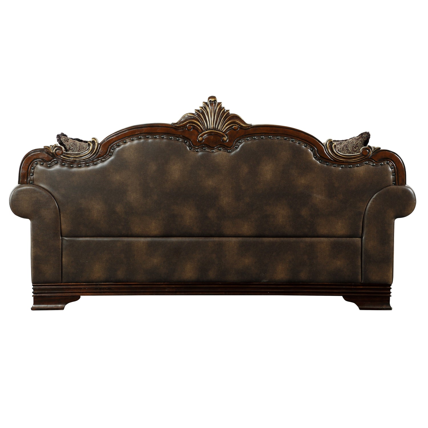 Croydon Dark Cherry Sofa - SET | 9815-3A | 9815-3B - Bien Home Furniture & Electronics
