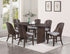 Cullen Espresso Oval Dining Set - SET | 2268T-3872 | 2268S(2) - Bien Home Furniture & Electronics