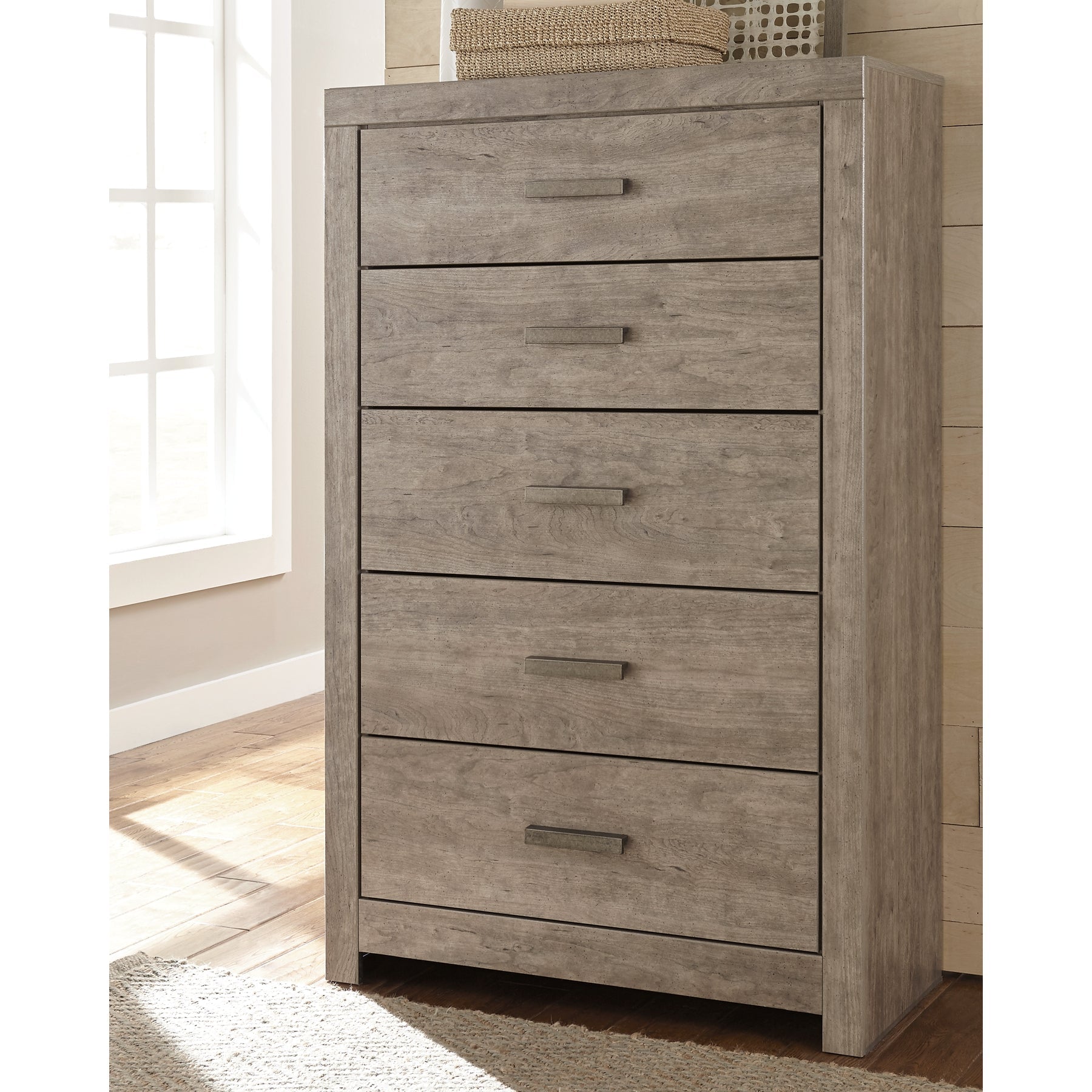 Culverbach Gray Panel Bedroom Set - SET | B070-72 | B070-97 | B070-31 | B070-36 | B070-92 | B070-46 - Bien Home Furniture & Electronics