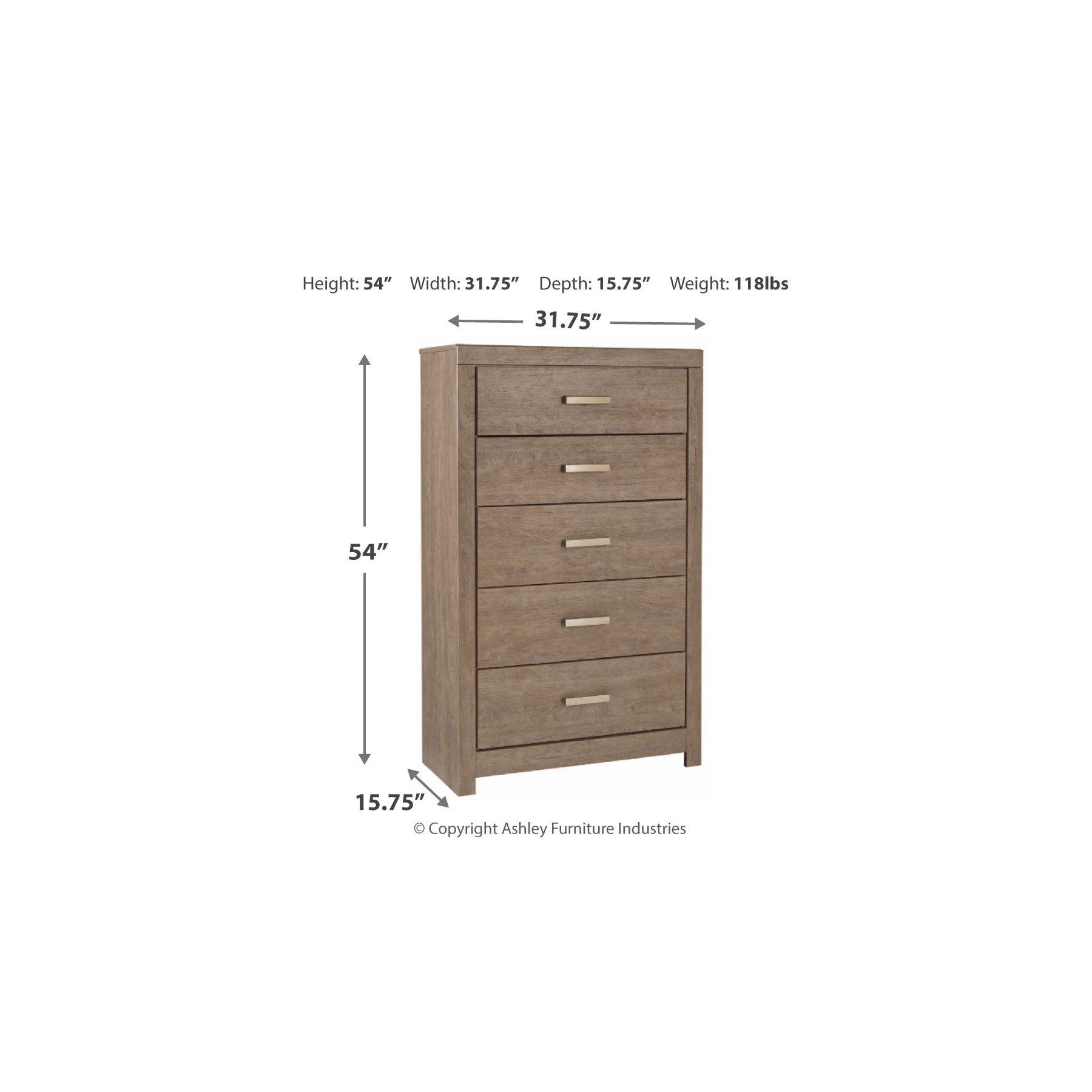 Culverbach Gray Panel Bedroom Set - SET | B070-72 | B070-97 | B070-31 | B070-36 | B070-92 | B070-46 - Bien Home Furniture & Electronics