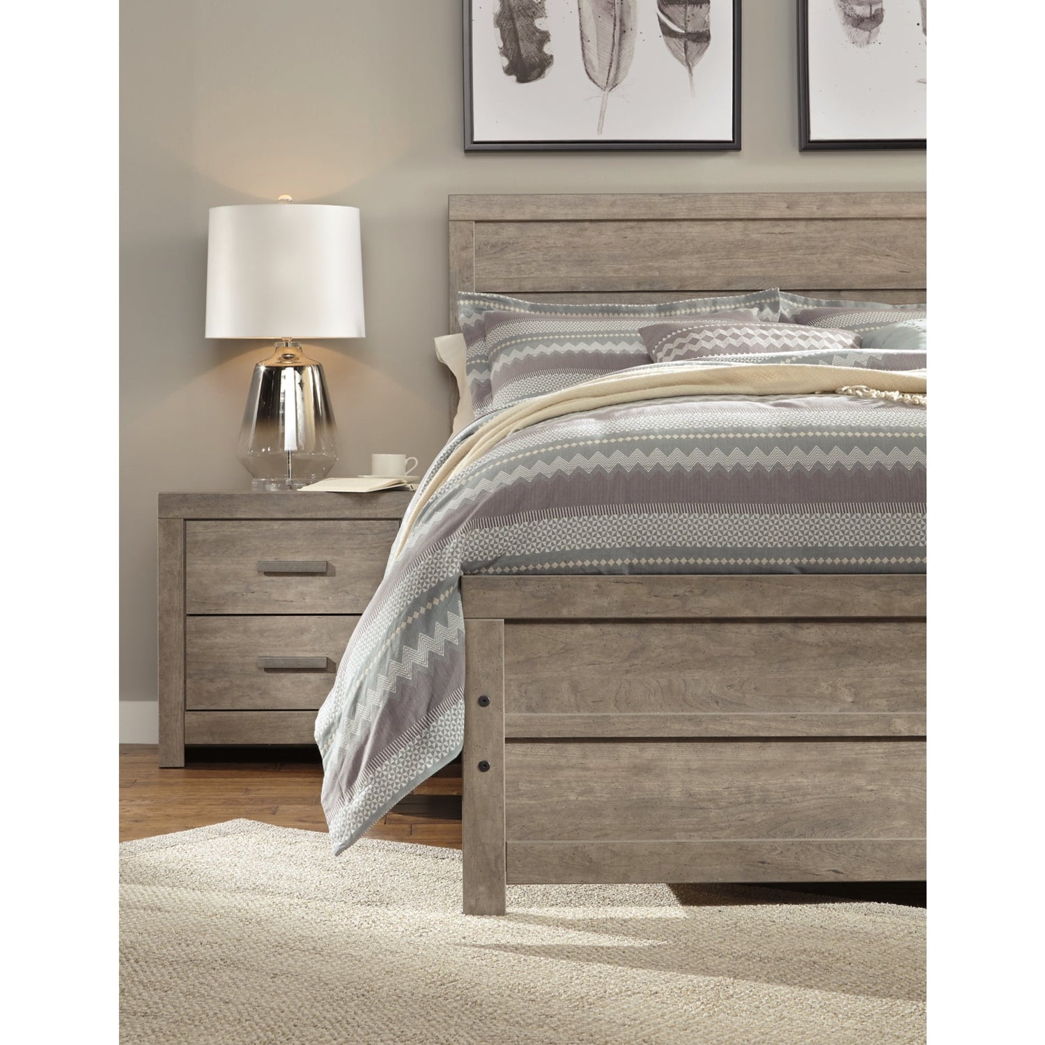 Culverbach Gray Panel Bedroom Set - SET | B070-72 | B070-97 | B070-31 | B070-36 | B070-92 | B070-46 - Bien Home Furniture & Electronics