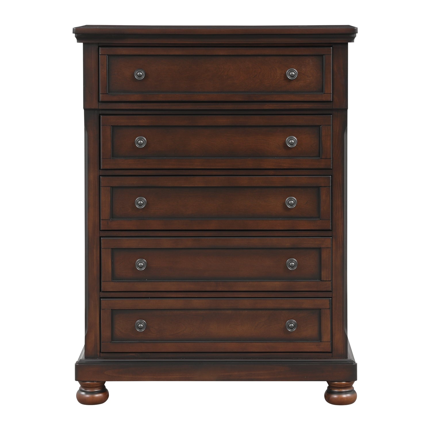 Cumberland Brown Cherry Sleigh Storage Platform Bedroom Set - SET | 2159-1 | 2159-2NF | 2159-3 | 2159-5 | 2159-6 - Bien Home Furniture & Electronics