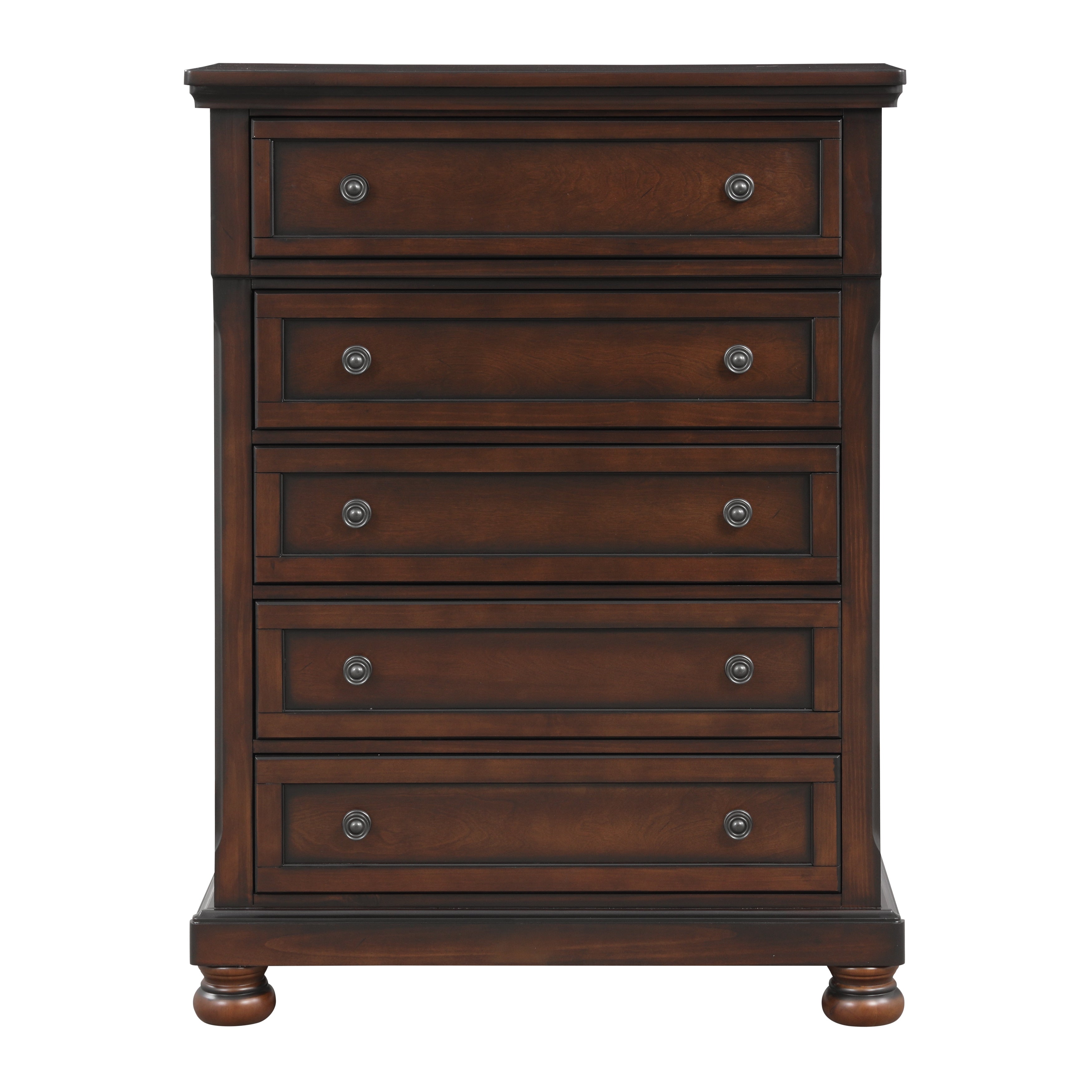 Cumberland Brown Cherry Sleigh Storage Platform Bedroom Set - SET | 2159-1 | 2159-2NF | 2159-3 | 2159-5 | 2159-6 - Bien Home Furniture & Electronics