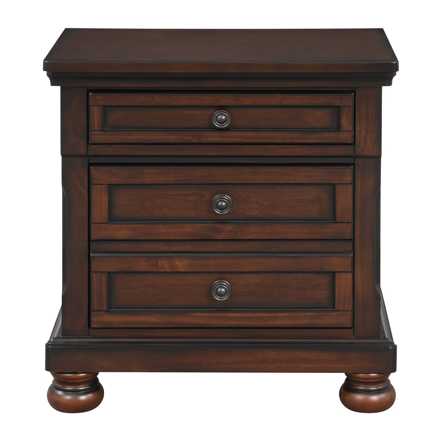 Cumberland Brown Cherry Sleigh Storage Platform Bedroom Set - SET | 2159-1 | 2159-2NF | 2159-3 | 2159-5 | 2159-6 - Bien Home Furniture & Electronics
