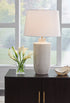 Cylener Off White Table Lamp - L100794 - Bien Home Furniture & Electronics
