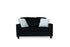 Cyndia Black Velvet Loveseat - SH3189BLK-2 - Bien Home Furniture & Electronics