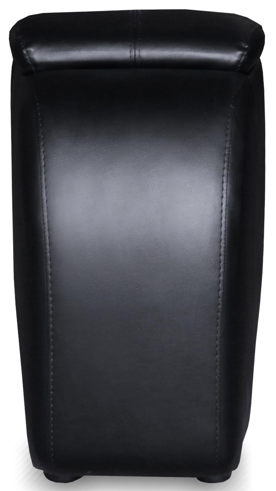 Cyrus Upholstered Recliner Living Room Set Black - 600001-S4A - Bien Home Furniture & Electronics