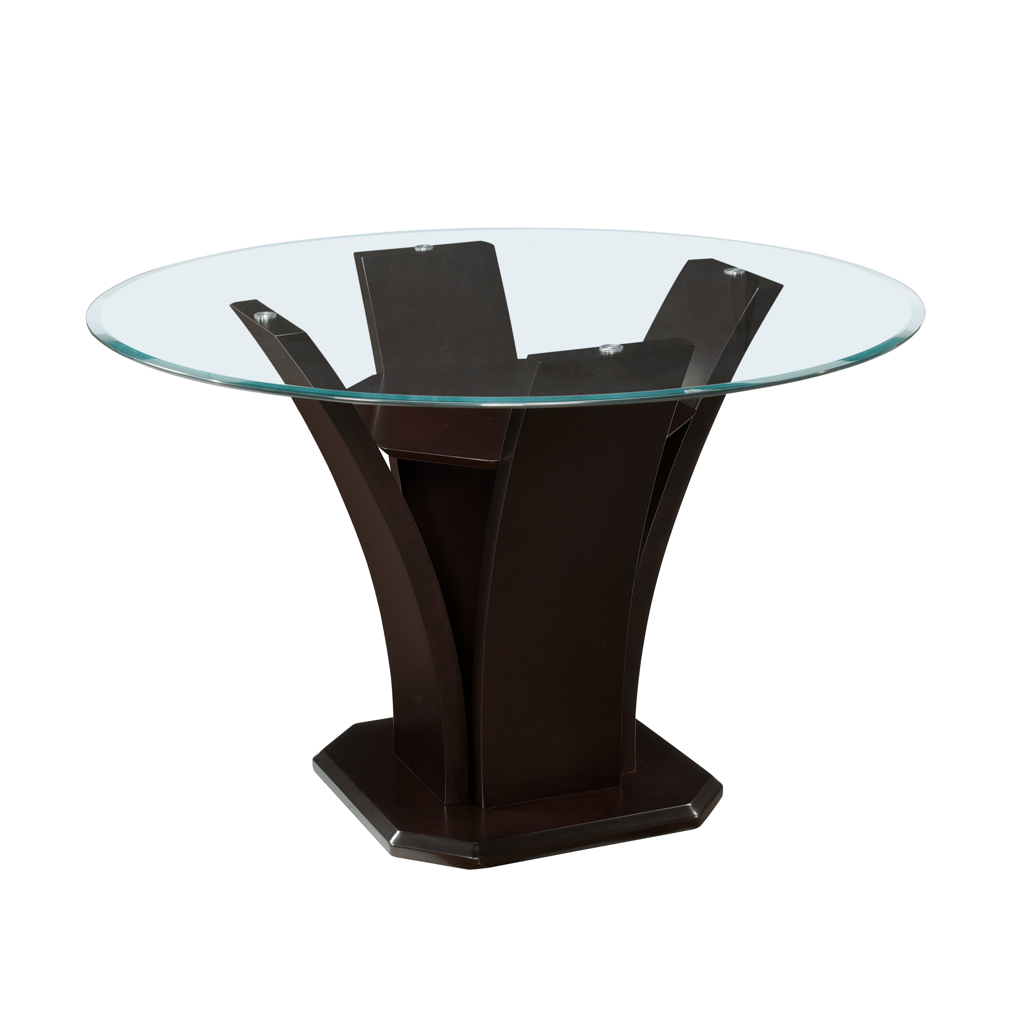 Daisy Dark Brown 48" Round Dining Table - 710-48* - Bien Home Furniture & Electronics