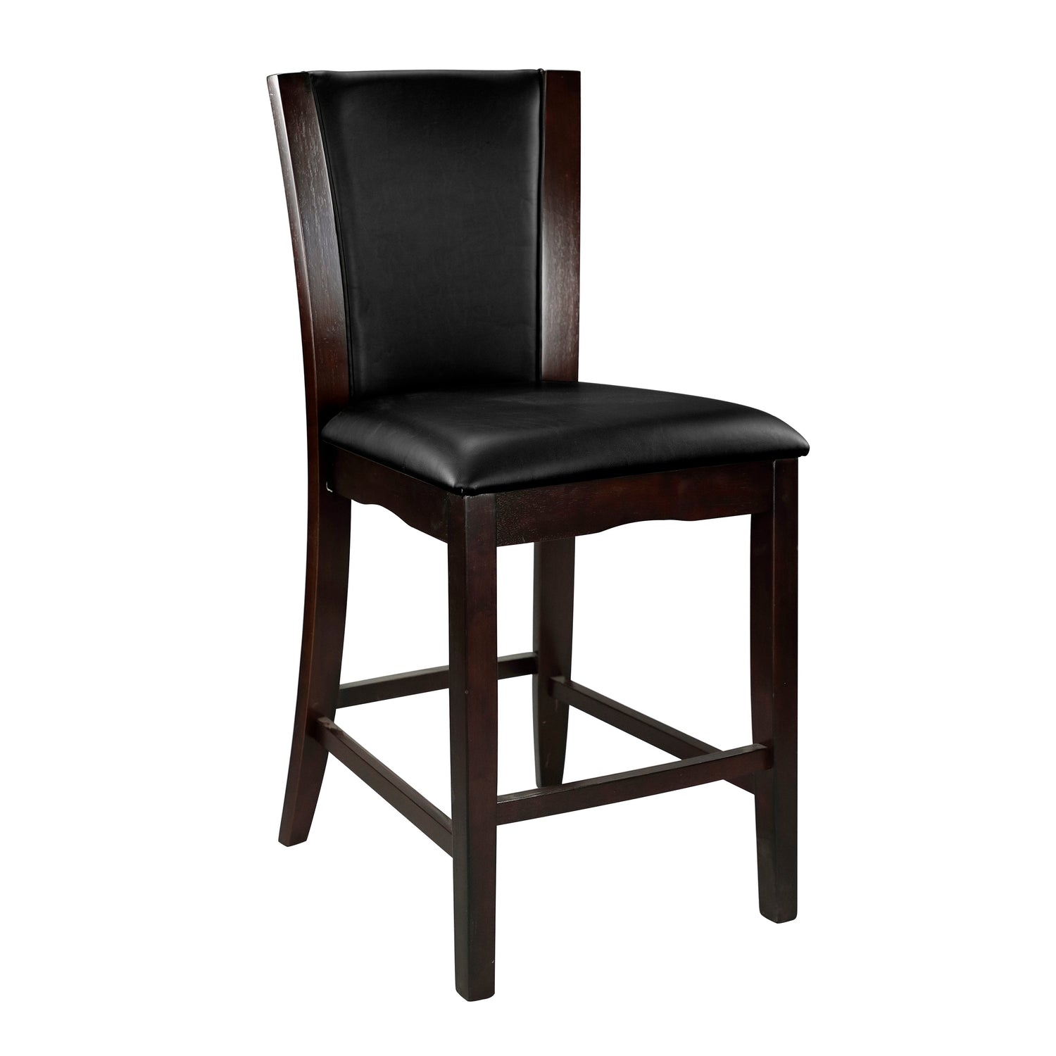 Daisy Dark Brown Counter Height Chair, Set of 2 - 710-24 - Bien Home Furniture & Electronics