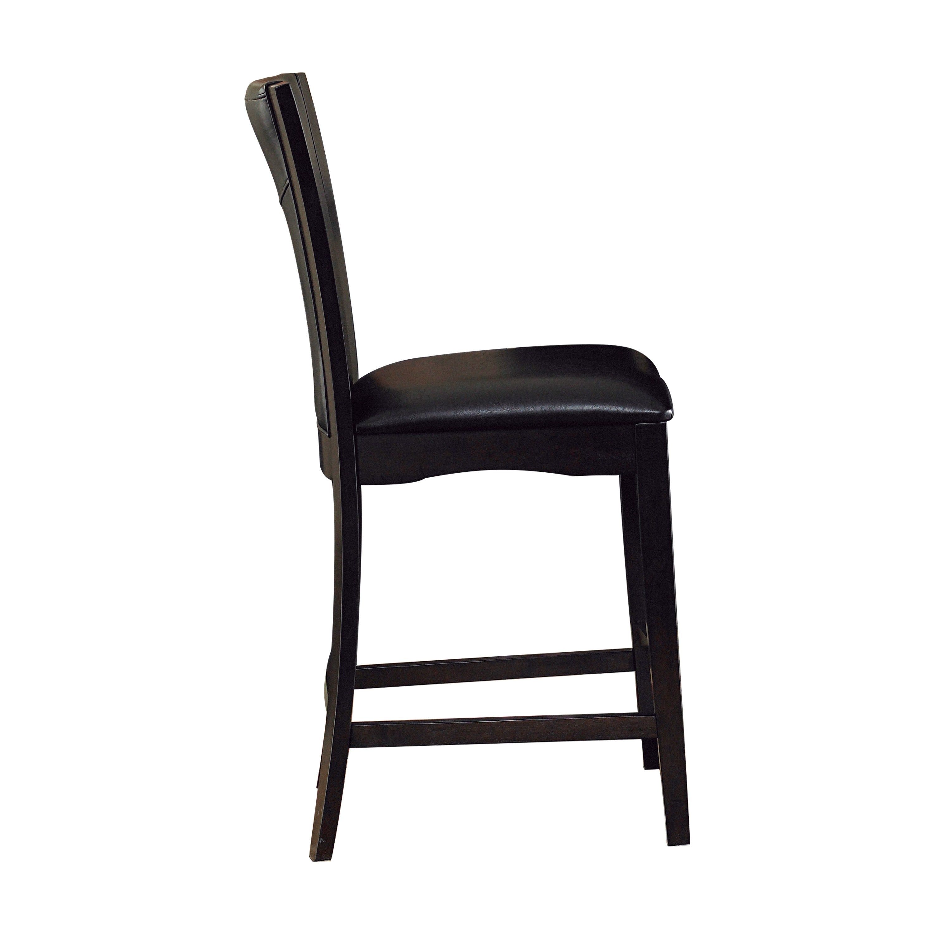 Daisy Dark Brown Counter Height Chair, Set of 2 - 710-24 - Bien Home Furniture & Electronics