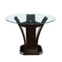 Daisy Dark Brown Glass-Top 48" Round Counter Height Table - SET | 710-36RDB | 710-36RDC | G48RD - Bien Home Furniture & Electronics