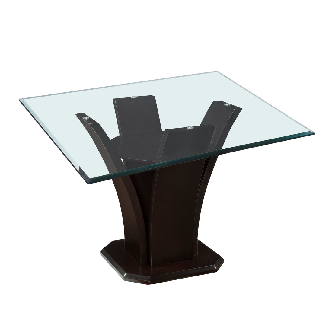 Daisy Dark Brown Square Dining Table - 710-54SQ* - Bien Home Furniture &amp; Electronics