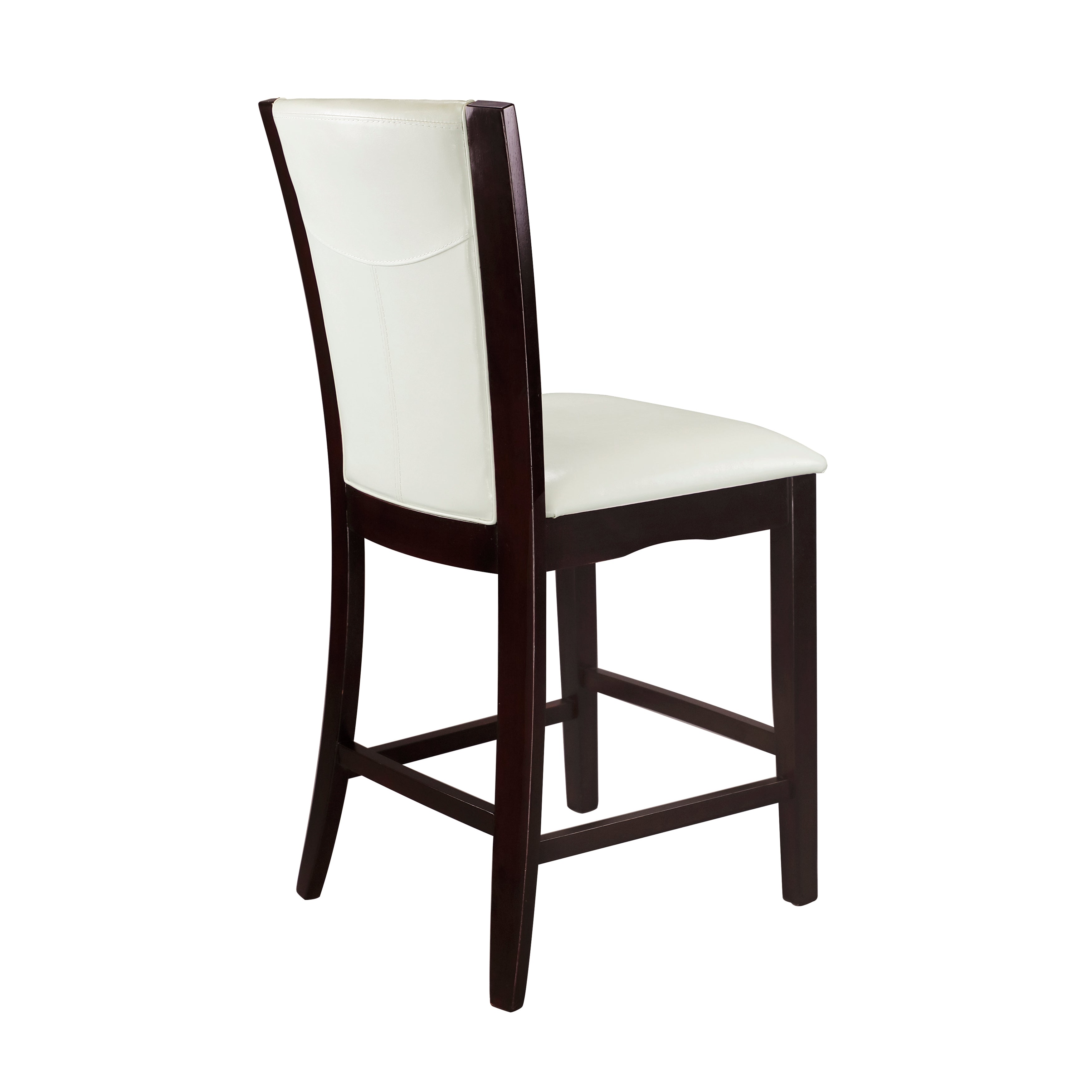 Daisy White Counter Height Chair, Set of 2 - 710-24W - Bien Home Furniture & Electronics