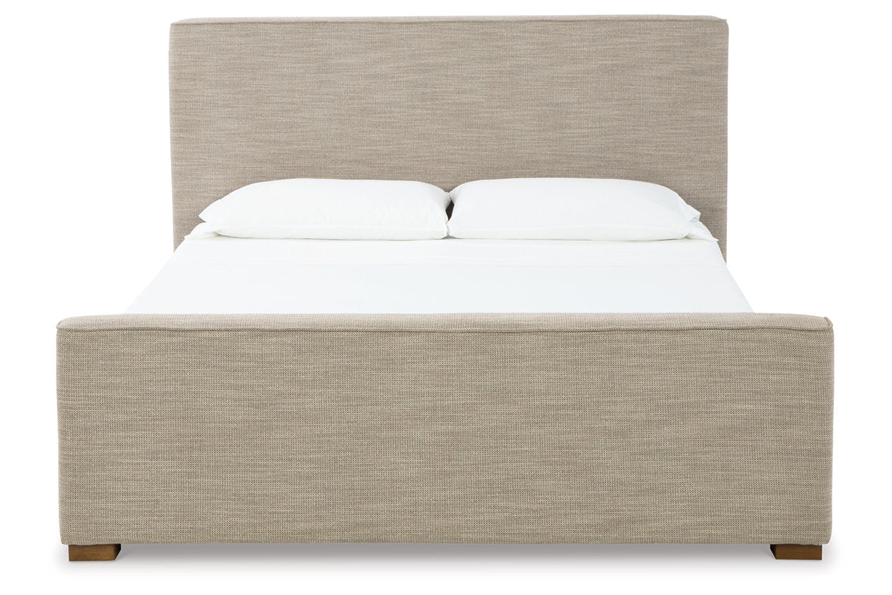 Dakmore Brown Queen Upholstered Bed - SET | B783-81 | B783-97 - Bien Home Furniture &amp; Electronics