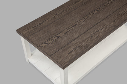 Dakota Chalk White 3-Piece Coffee Table Set - SET | 3713CG-01 | 3713CG-02(2) - Bien Home Furniture &amp; Electronics
