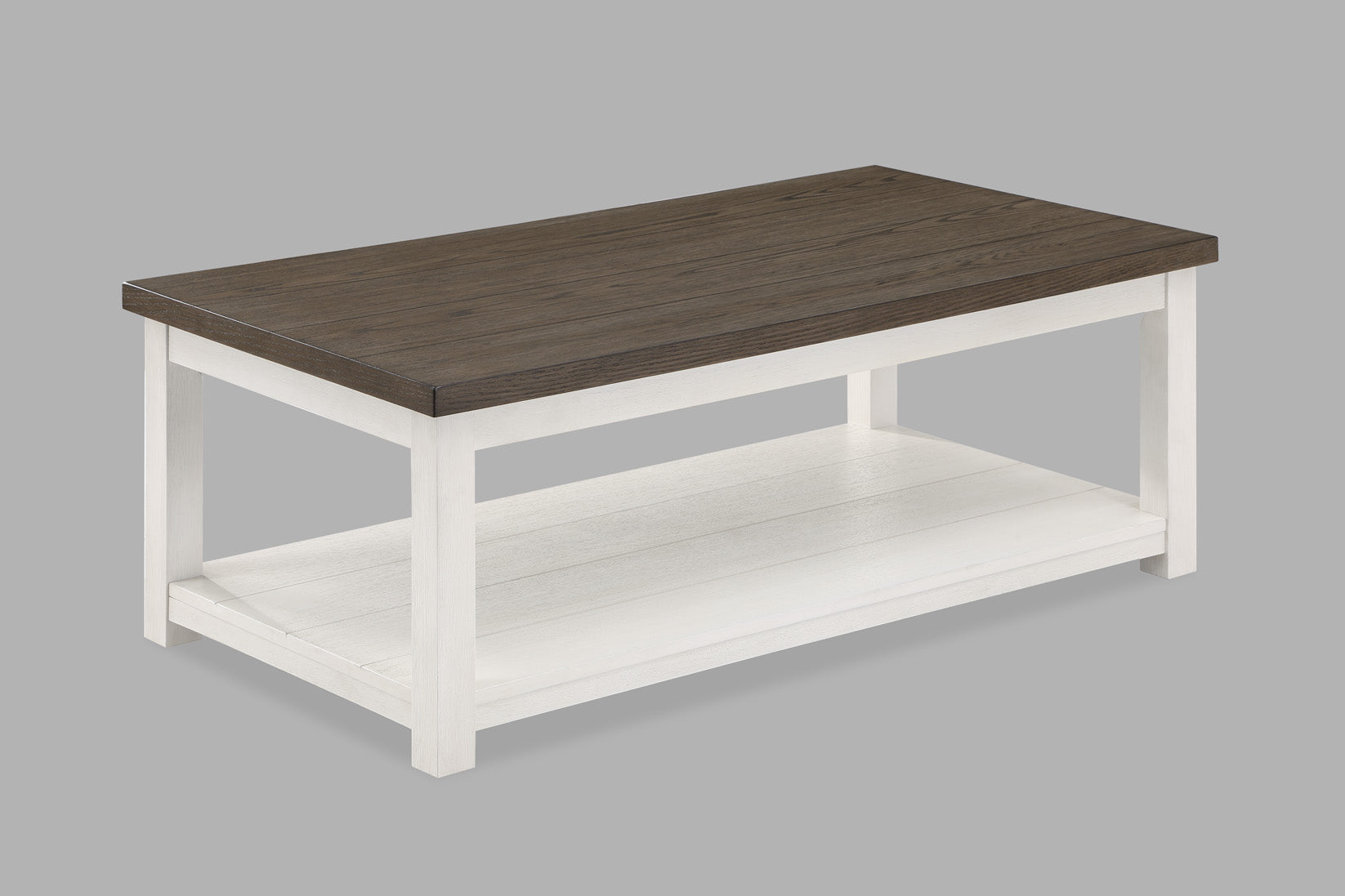 Dakota Chalk White 3-Piece Coffee Table Set - SET | 3713CG-01 | 3713CG-02(2) - Bien Home Furniture & Electronics