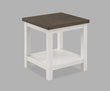 Dakota Chalk White End Table - 3713CG-02 - Bien Home Furniture & Electronics