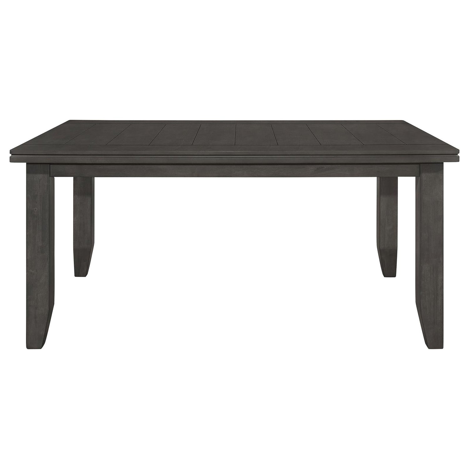 Dalila Dark Gray Rectangular Plank Top Dining Table - 102721GRY - Bien Home Furniture & Electronics