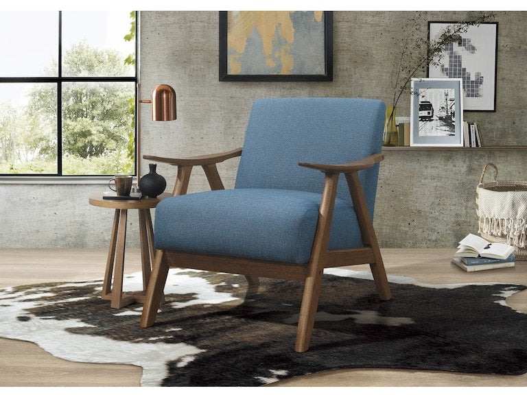 Damala Blue Accent Chair - 1138BU-1 - Bien Home Furniture &amp; Electronics