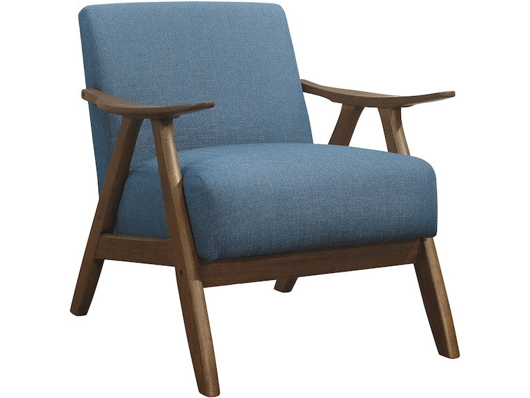 Damala Blue Accent Chair - 1138BU-1 - Bien Home Furniture & Electronics