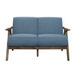 Damala Blue Loveseat - 1138BU-2 - Bien Home Furniture & Electronics