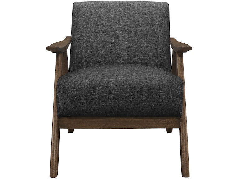 Damala Dark Gray Accent Chair - 1138DG-1 - Bien Home Furniture & Electronics