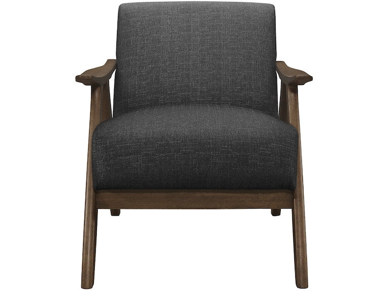 Damala Dark Gray Accent Chair - 1138DG-1 - Bien Home Furniture &amp; Electronics