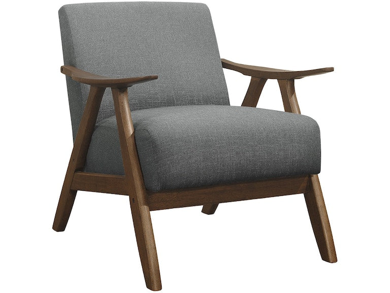 Damala Gray Accent Chair - 1138GY-1 - Bien Home Furniture & Electronics