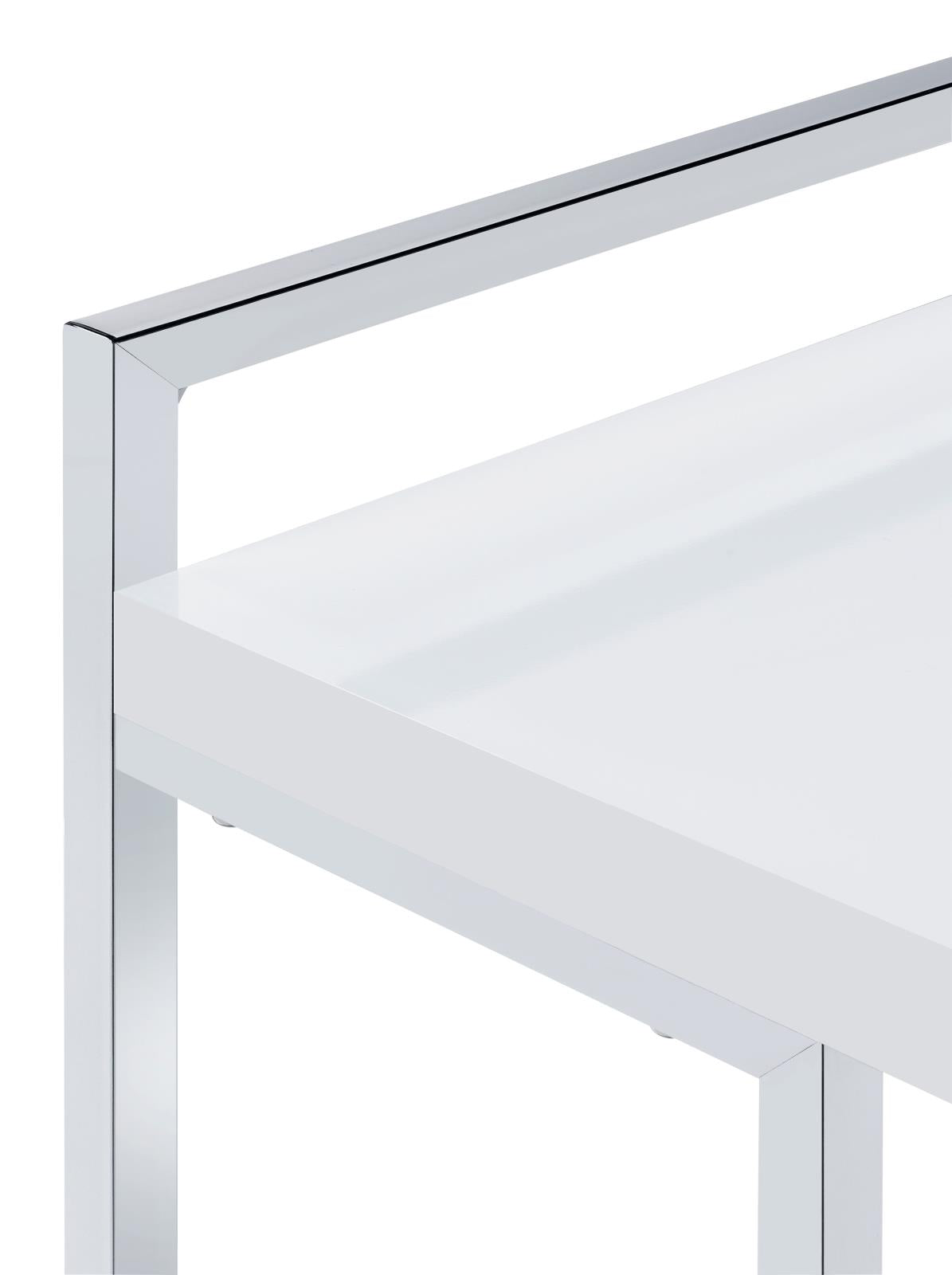 Dani Rectangular Snack Table with Metal Base - 936118 - Bien Home Furniture & Electronics