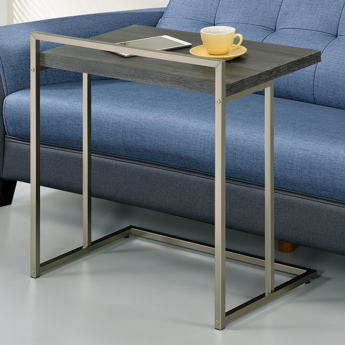 Dani Rectangular Snack Table with Metal Base - 936120 - Bien Home Furniture &amp; Electronics