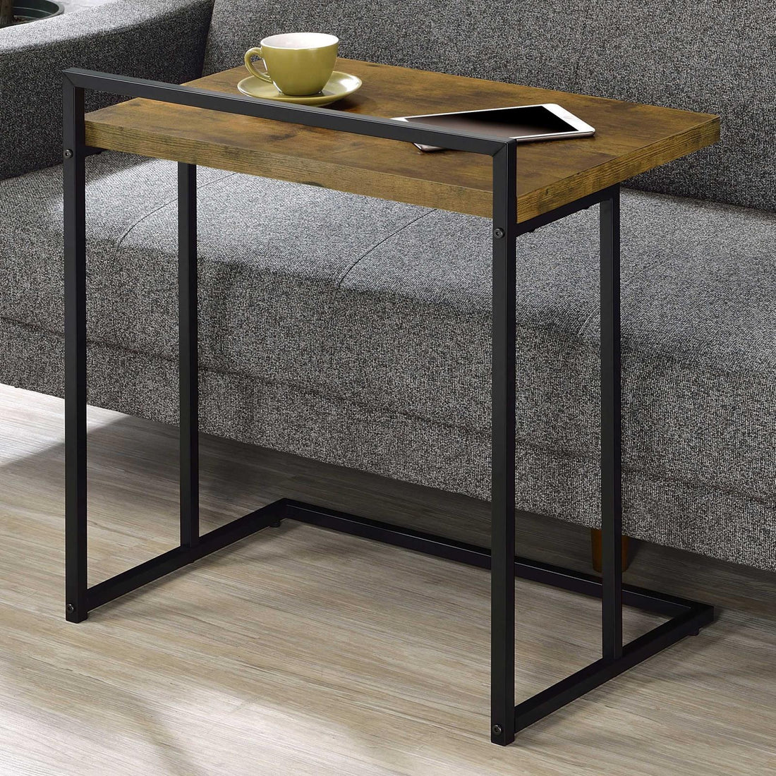 Dani Rectangular Snack Table with Metal Base - 936122 - Bien Home Furniture &amp; Electronics