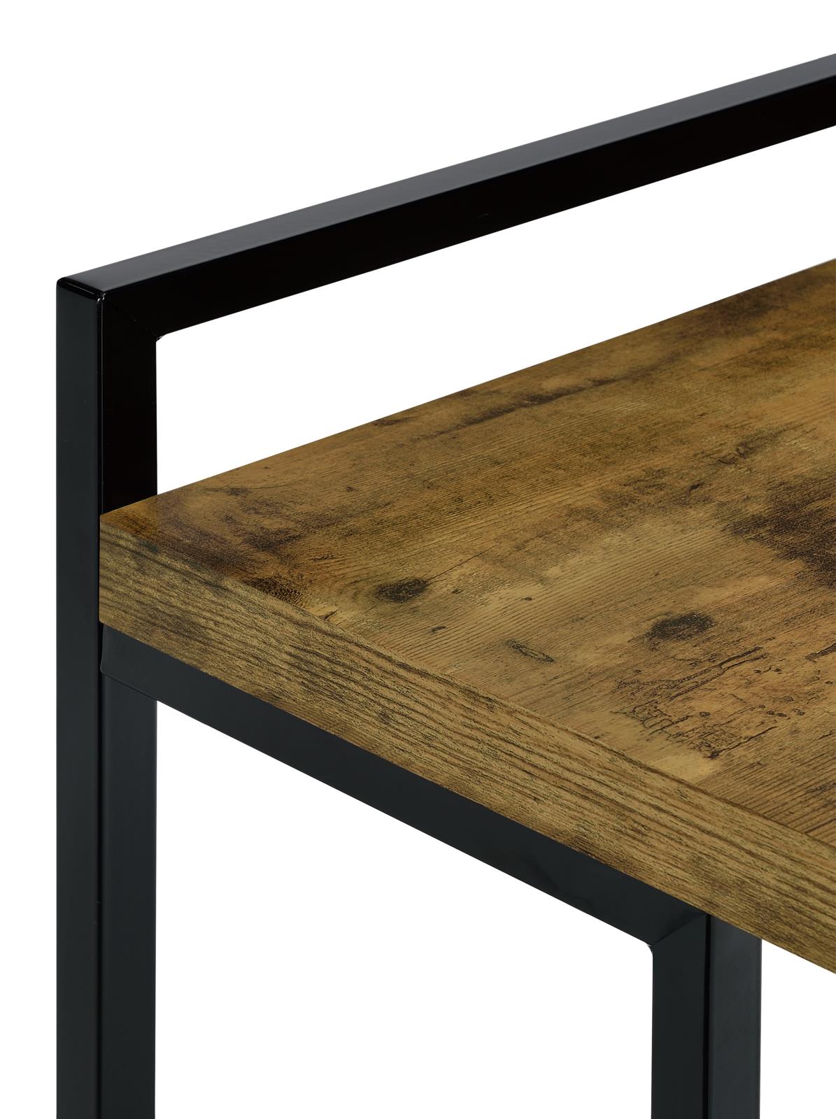 Dani Rectangular Snack Table with Metal Base - 936122 - Bien Home Furniture & Electronics