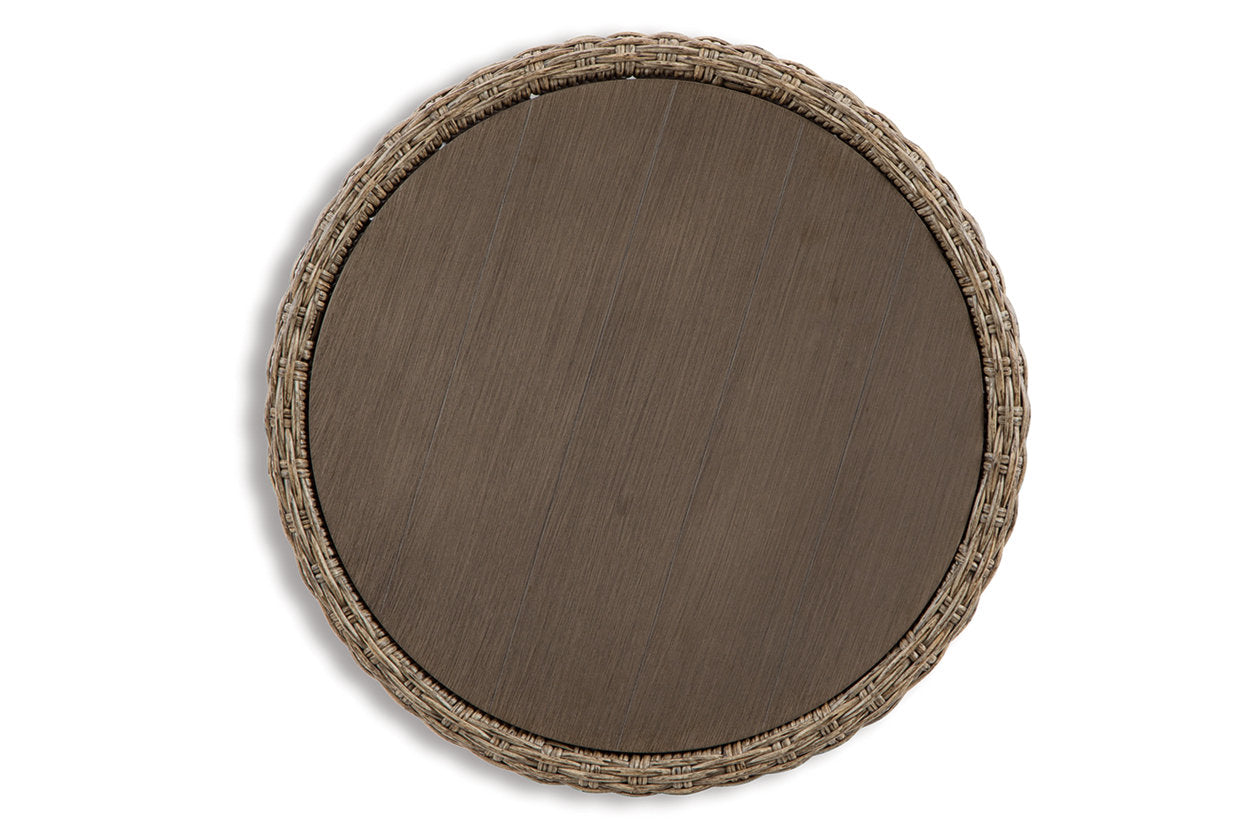 DANSON Beige Outdoor End Table - P505-706 - Bien Home Furniture & Electronics