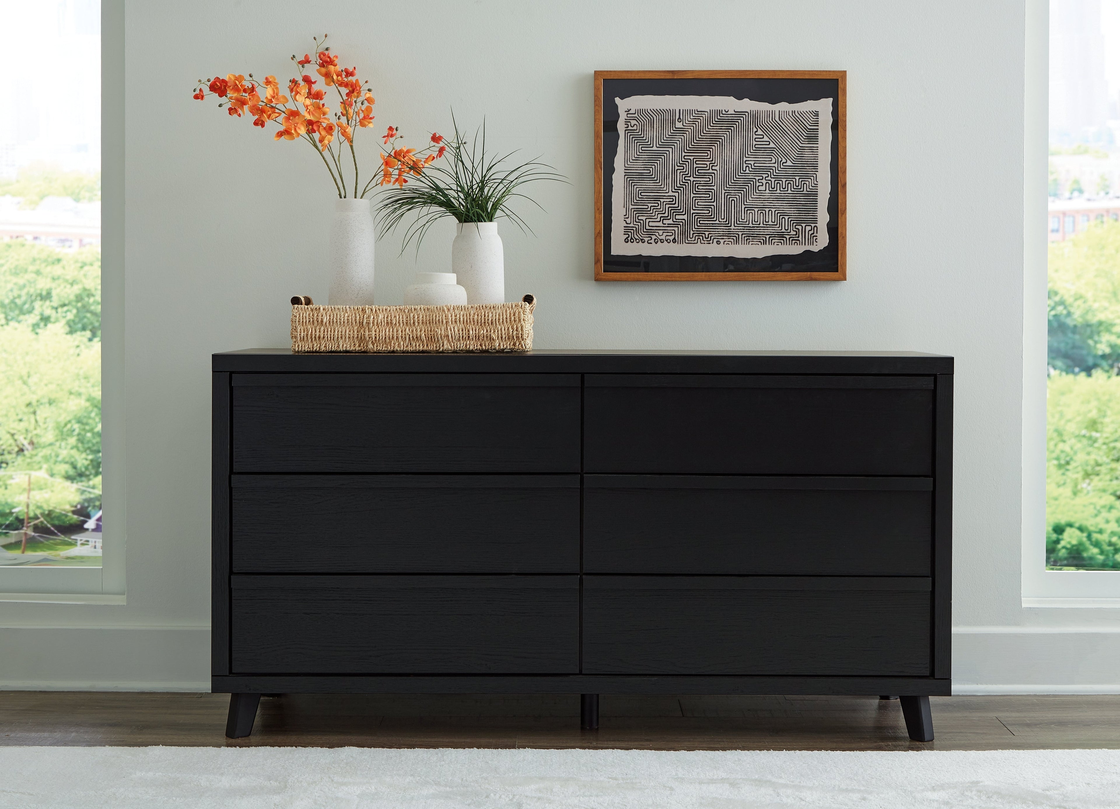 Danziar Black Dresser - B1013-231 - Bien Home Furniture &amp; Electronics