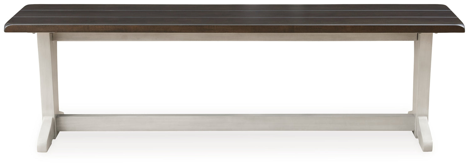 Darborn Gray/Brown 62" Dining Bench - D796-00 - Bien Home Furniture & Electronics