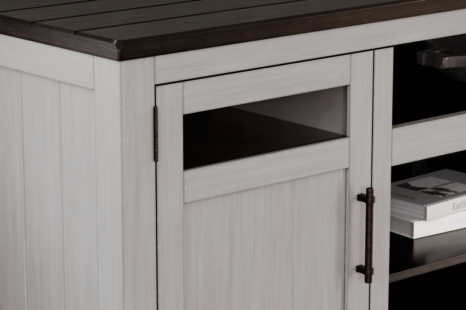 Darborn Gray/Brown 88" TV Stand - W796-68 - Bien Home Furniture & Electronics