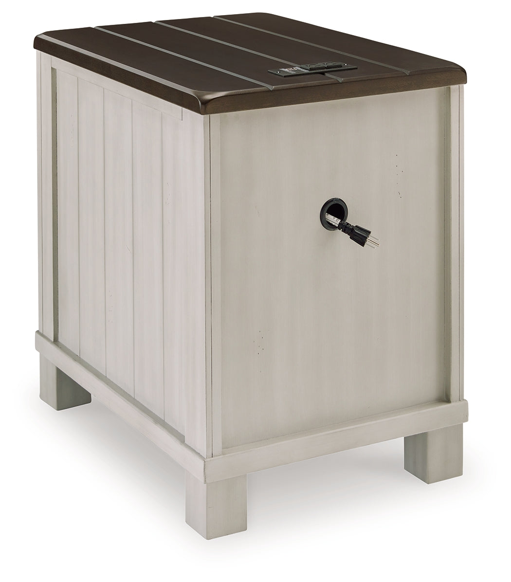 Darborn Gray/Brown Chairside End Table - T796-7 - Bien Home Furniture & Electronics