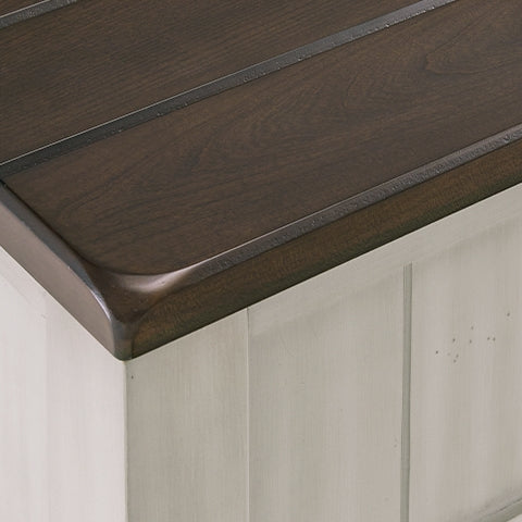Darborn Gray/Brown Chairside End Table - T796-7 - Bien Home Furniture & Electronics