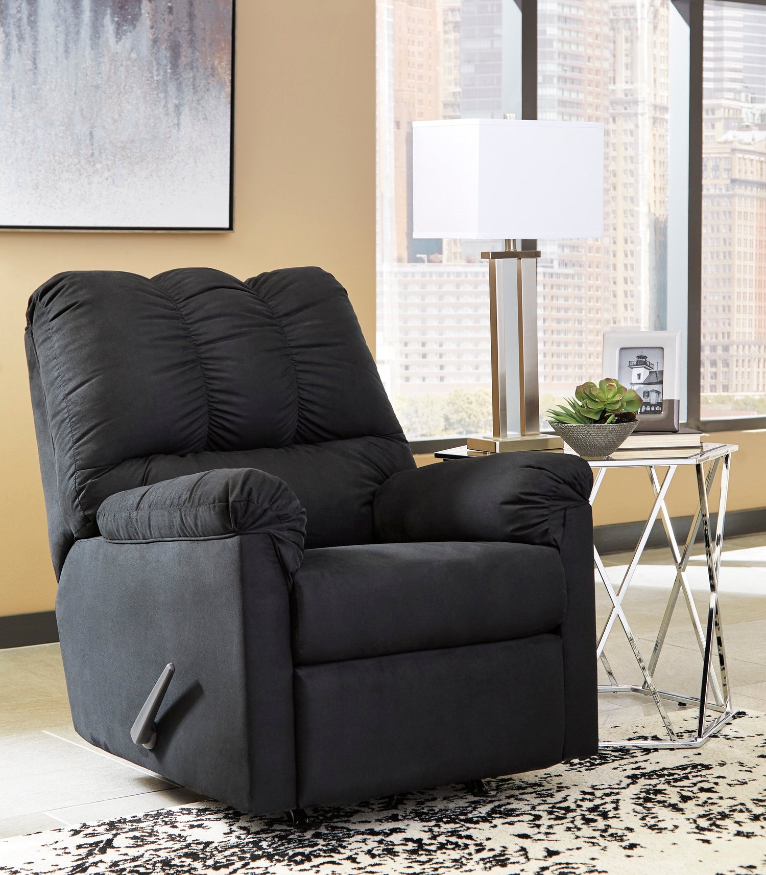 Darcy Black Living Room Set - SET | 7500838 | 7500835 - Bien Home Furniture & Electronics