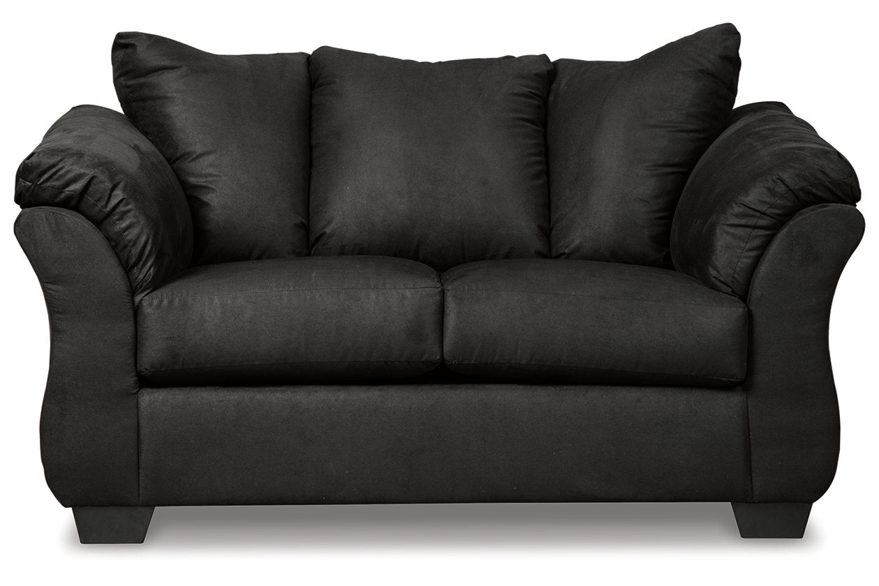 Darcy Black Loveseat - 7500835 - Bien Home Furniture & Electronics
