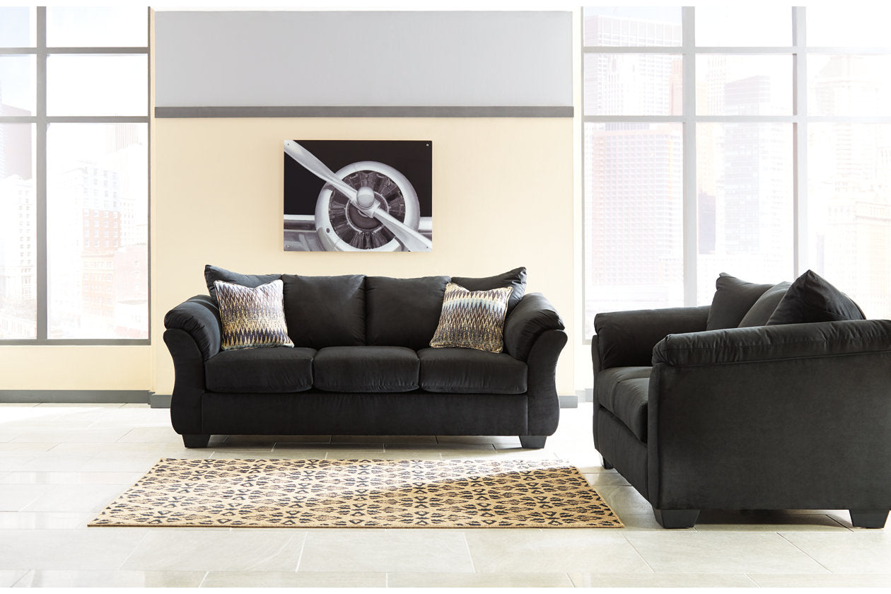 Darcy Black Loveseat - 7500835 - Bien Home Furniture & Electronics