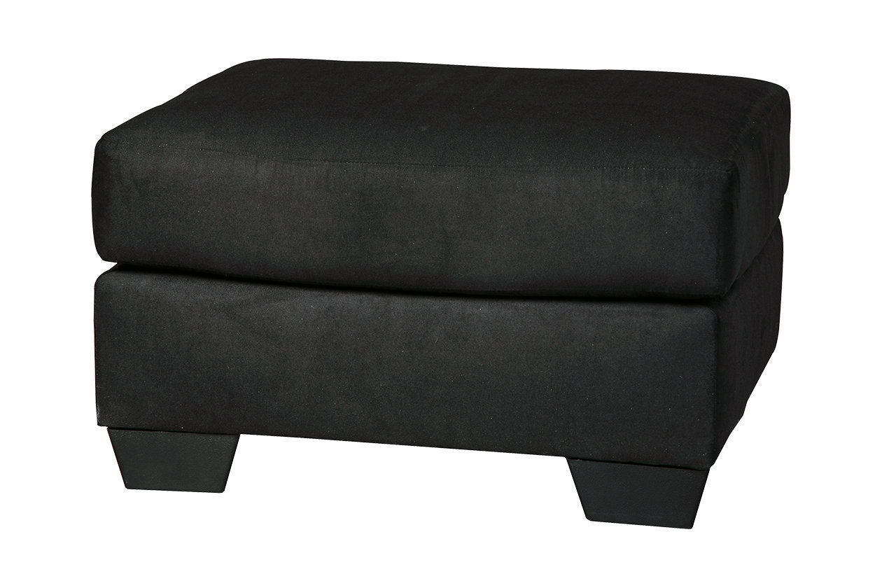 Darcy Black Ottoman - 7500814 - Bien Home Furniture & Electronics