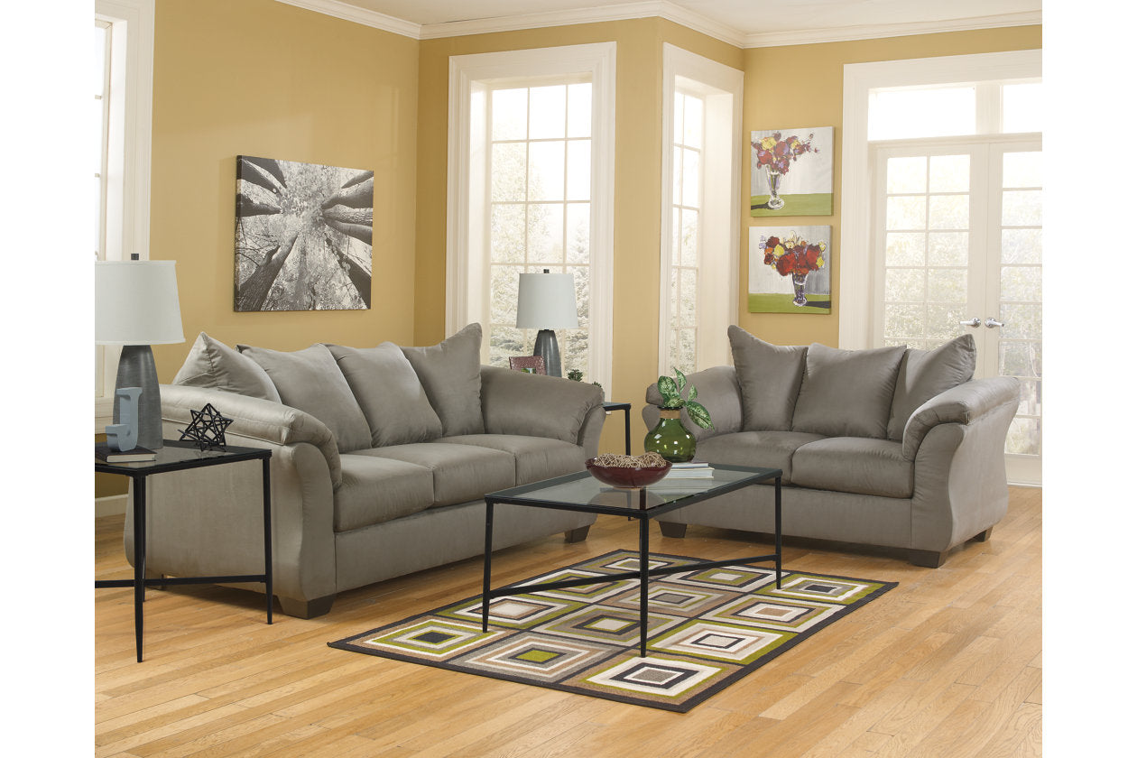 Darcy Cobblestone Loveseat - 7500535 - Bien Home Furniture & Electronics