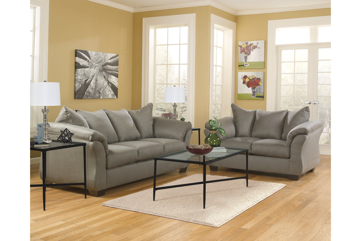 Darcy Cobblestone Loveseat - 7500535 - Bien Home Furniture &amp; Electronics