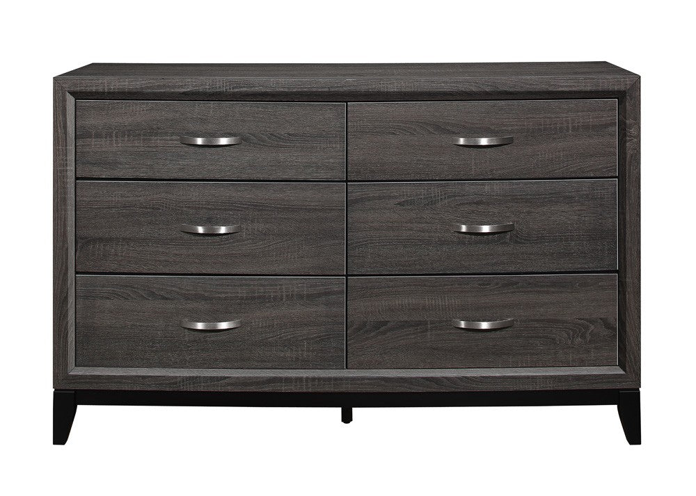 Davi Gray Dresser - 1645-5 - Bien Home Furniture & Electronics