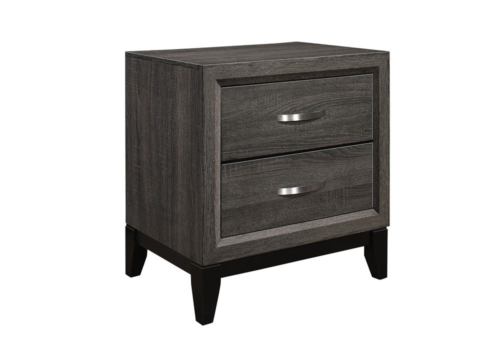 Davi Gray Nightstand - 1645-4 - Bien Home Furniture & Electronics